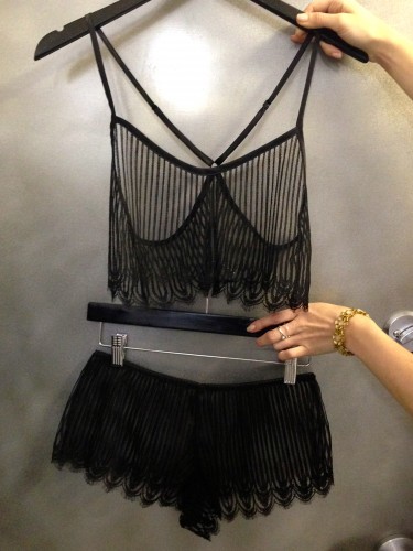 Chloe Cami and Tap Pant set, in all french lace.