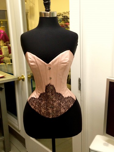 Pièce de résistance (in my mind, at least), the Evelyn corset.