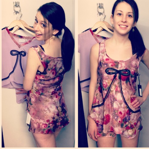Deco Cami and Tap Short in China Rose